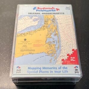SCREENCRAFT PUZZLE WORKS ORLEANS, MASSACHUSETTS Map 121 PIECES 11 x 11 INCH